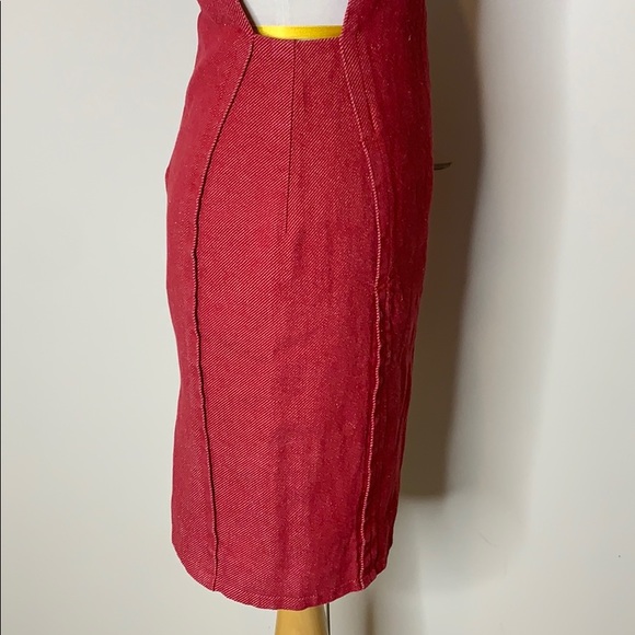 Kate Spade Saturday Apron red vintage Dress size 2 - Picture 7 of 15